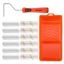 Valuemax 14PCS 4-in Roller Kits Wall Treatments Tool Painting Supplies With Tray