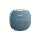 Bose Soundlink Micro Bluetooth Speaker: 5 Watts Small Portable Waterproof Speaker with Microphone, Stone Blue