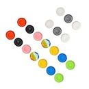 20Pcs Xbox Thumb Grips Cap Cover,Non-Slip Controller Grips in Silicone,Grip Accessory Replacement Parts Protect Joystick Compatible for PS2,PS3,PS4,PS5,Xbox 360, Xbox One,Xbox Series X/S(10 colors)