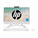 HP All-in-One PC Intel Celeron J4025 21.5 inch(54.6cm) FHD Anti-Glare Display (8GB RAM/512GB SSD/Windows 11/Intel UHD Graphics 600/Wired Keyboard and Mouse Combo/MS Office/Snow White), 22-dd2986in