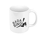 Taza de café de cerámica 325ml Bada Bing! Serie de TV Comedia Humor divertido muestra los Sopranos Meme