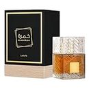 Lattafa Khamrah Perfume - Eau De Parfum 100ml | Long Lasting Luxury Perfume Scent | Premium Collection by Lattafa | Blended with Spicy Woody Fragrance | Perfume Gift Set