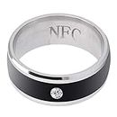 ASHATA NFC Multi-function Smart Rings Waterproof Intelligent Magic Wearable Device Universal for Mobile Phone, Multi-size (size8)