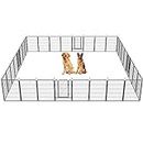 FXW Rollick Dog Playpen Designed for Outdoor, 40 inch for Medium and Large Dogs, 32 Panels