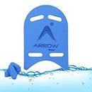 Arrowmax Kick Board for Swimming Sports Swimming Floats for Adults-Kids Kickboard Swimming for Beginners Training Swimming Floaters for Adults, Swimming Float Pad with All Holding Angles (Blue)