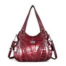 Angelkiss Handbags for Women Waterproof Top-Handle Satchel Shoulder Bags 1555