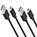 [2-Pack] HOUPU 3 Feet Micro USB Cable, Fast Charging and Sync Data Cord for Android, Samsung, Fire Tablets, Kindle eReaders, HTC, Nokia, Sony, Motorola - Black