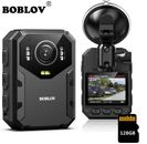 Fotocamera 4K montata sul corpo BOBLOV 128 GB GPS registratore audio video e supporto aspirazione auto