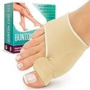 TURMERIC DEFENSE Orthopedic Bunion Corrector for Women and Men - Gel Toe Separator Bunion Splint - Big Toe Straightener Hallux Valgus Correction - Toe Brace for Bunion Pain Relief Support