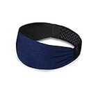 ReDesign Apparels Performance Headband for Men and Women - Running, Cycling, Yoga, Tennis, Badminton & Other Sports (Multiple Colors) (Blue Melange)