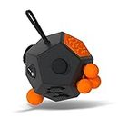 Fidget Dodecagon –12-Side Fidget Toys Cube Relieves Stress and Anxiety Anti Depression Cube for Children and Adults with ADHD ADD OCD Autism (A1 Black)