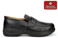 Scarpe casual da uomo scarpe comode slip on leggere nere scarpe da lavoro