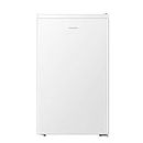 Fridgemaster MUR4894E 82L Under Counter Fridge with LED Lighting, Adjustable Temperature Control, Reversible Door and 3 star Ice Box, White, E rated