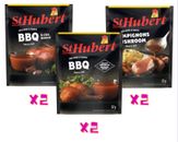 6x  St-Hubert Mix & Match Gravy Sauce Mix Original BBQ, BBQ Garlic, Mushroom