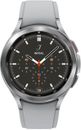 Reloj inteligente Samsung Galaxy Watch4 clásico acero inoxidable (46 mm) Bluetooth plateado