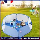 Portable Dog Playpens Breathable Foldable Pet Playground Fence for Kitten/Puppy 