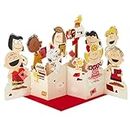 Hallmark Peanuts Big Valentine's Day Pop Up Card (Snoopy at Mailbox) for Kids, Teachers, Coworkers