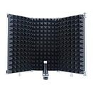 Tlingt Support Mikrofon Isolation Shield, Mikrofon Isolation Panel mit hoher Dichte absorbierenden Schaum für Filter Vocal-3 Panels,Silber,All-in-One Piece Design