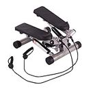 Ultrasport Swing Stepper, home trainer stepper with training computer, up-down stepper for beginners and advanced users, small and compact stepper, swing stepper for leg and butt training