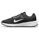 Nike Kid's Revolution 6 NN Grade School Unisex Running Shoes, Black/White-Dk Smoke Grey, 7 M US