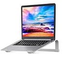 Laptop Stand for Desk，Stable Ergonomic Aluminum Computer Riser Cooling Stand for Mac MacBook Pro/ MacBook Pro Air,HP, Dell, More PC Notebook - 12 13 15 16.2 inch (Silver)