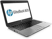 HP EliteBook 820 G2 - PC portátil - 12.5 pulg - (Core i5-5200U / 2.20 GHz, 8GB RAM, SSD 128GB SSD, WiFi, Windows 10, Teclado QWERTY) Modelo Muy rápido (Reacondicionado)