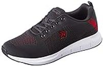 eeken Grey/Red Lightweight Casual Shoes for Men by Paragon (Size 9) - E1127JA07A023