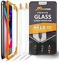 rooCASE 3-Pack Screen Protector for iPhone 8, 7, 6S, 6 Tempered Glass with Alignment Frame for Apple iPhone 8, 7, iPhone 6S, iPhone 6 [Case Friendly]