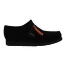 CLARKS Wallabee Shoes Lace Up Black Suede Squared Toe UK11 NEW RRP130