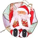 OSI ONESTOREINDIA Handcrafted Musical Santa Claus Christmas Santa Claus Parachute with Jingle Bell Music for Kids and Decoration