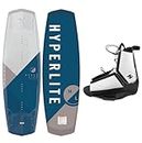 Hyperlite Wakeboard Vapor with Destroyer Wakeboard Bindings Fits Most Shoe Sizes (135 cm)
