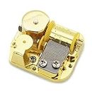 Teykst Bohemian Rhapsody 18 Note Musical Movement for DIY Music Boxes, Musical Clockwork Device Replacement for Old Music Box(Gold)