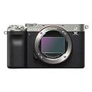 Sony Alpha 7C - Compact Digital E-Mount Camera with 35mm Full Frame Image Sensor (Body Only), ILCE7CS, Silver