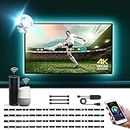 LE TV LED Backlights, Works with Alexa USB Wi-Fi TV Backlights with Voice/APP Control, 8 Scenes Modes 6.56ft TV LED Backlights Strip, for 32-65 inch TVs, Bedroom, Computer, Gaming Monitor, Kitchen