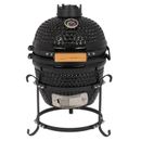 Kamado 13" Ceramic Charcoal Grill BBQ Grill Outdoor Portable Egg Style Black US