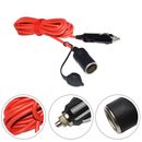 12V Car Extension Cord Adapter for Charging Appliances Durable 3 6m Cable