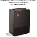 VAVA Luftbefeuchter Warmer und kühler Nebel,mit Fernbedienung 5-Liter-Humidifier