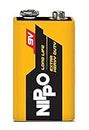 NIPPO 9V Rectangular Battery-Pack of 10