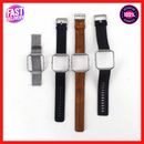 Fitbit Blaze Smartwatch Wrist Straps, Lot Of 4 - Silver, Brown, Black Rubber