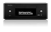 Denon RCD-N12DAB Système Compact avec amplificateur HiFi, Lecteur CD, Streaming Musical, HEOS Multiroom, Bluetooth, Wi-FI, AirPlay 2, Compatible avec Alexa, 2 entrées TV optiques, Radio Dab+