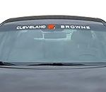 FANMATS 61468 Cleveland Browns Sun Stripe Windshield Decal 3.25 in. x 34 in.