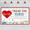 Banner für Krankenschwestern, Aufschrift "Thank You", für Krankenschwestern, Aufschrift: "Happy National Nurses Week", Banner für medizinische Ärzte, Krankenpfleger, Abschlussfeier, Ruhestand,