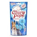 Ciao Churu Pops by INABA Cat Treat - Tuna Flavour (4 x 15g) / Moist & Chewy Cat Treat, Delicious & Healthy Snack for Cats, Hand Feeding, Natural, Grain Free, High Moisture