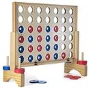 Prextex Giant Four in a Row Outdoor w/ Travel Bag - Giant Outdoor Games - Giant Yard Game - Great for Backyard, Camps, Yard, Outside, Outdoor, and Lawn Games
