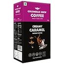 Colombian Brew Creamy Caramel Instant Coffee Powder, No Sugar Vegan, 100g