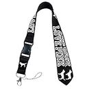 Lanyard for Keys Neck Strap Keychain ID Holder Keyring for Women Phones Bags Keys Cell Phones Bags Accessories-Detachable Lanyard with Quick Release Buckle (LP-Black)