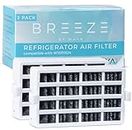 Breeze by MAYA W10311524 Replacement Refrigerator Air Filter, Compatible with Whirlpool AIR1, W10311525, 2 Pack