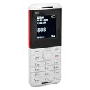 M3 2G Unlocked Dual Card Senior Cell Phone 1000mAh White For Elderly Kids Mo AGS