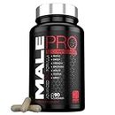 Male Pro Testosterone Booster for Men | Testosterone Supplements 12 in 1 Test Support Formula for Muscle Growth Energy Libido Enhancer | Magnesium Zinc Test Boost Supplement | 90 Vegan Capsules