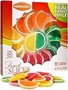Manischewitz Holiday Candied Fruit Slices in a Gift Box, 8oz, Made with Real Fruit Juice, Gluten Free, No High Fructose Corn Syrup, Kosher For Passover & Year Round Use